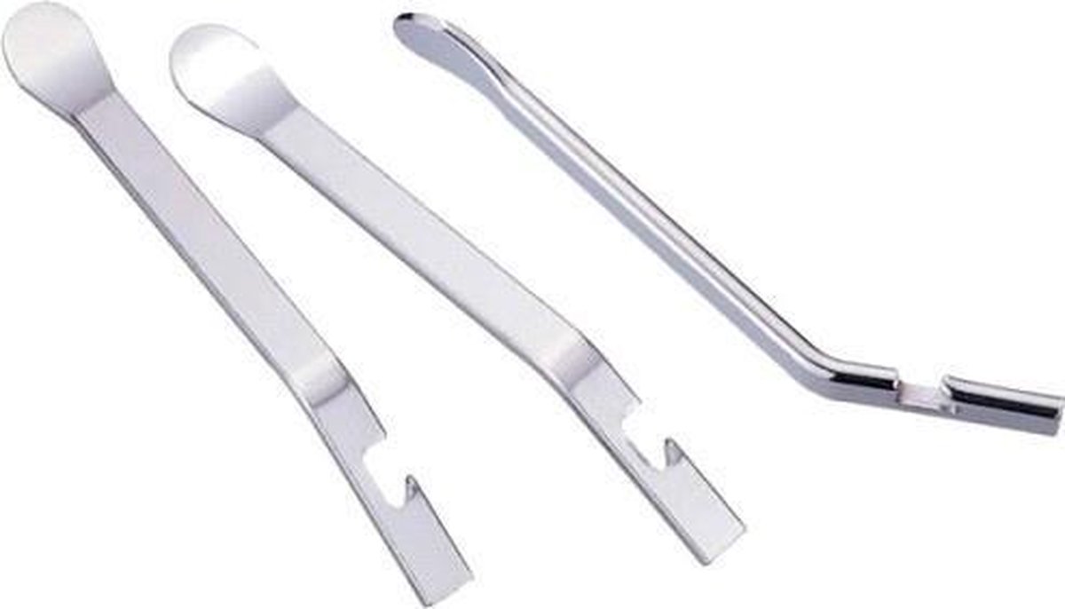 Icetoolz Bandenafnemers Zilver Staal Set Van 3 Stuks - Silver