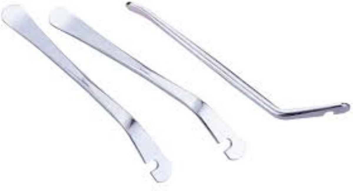 Icetoolz Bandenafnemers Zilver Staal Set Van 3 Stuks - Silver