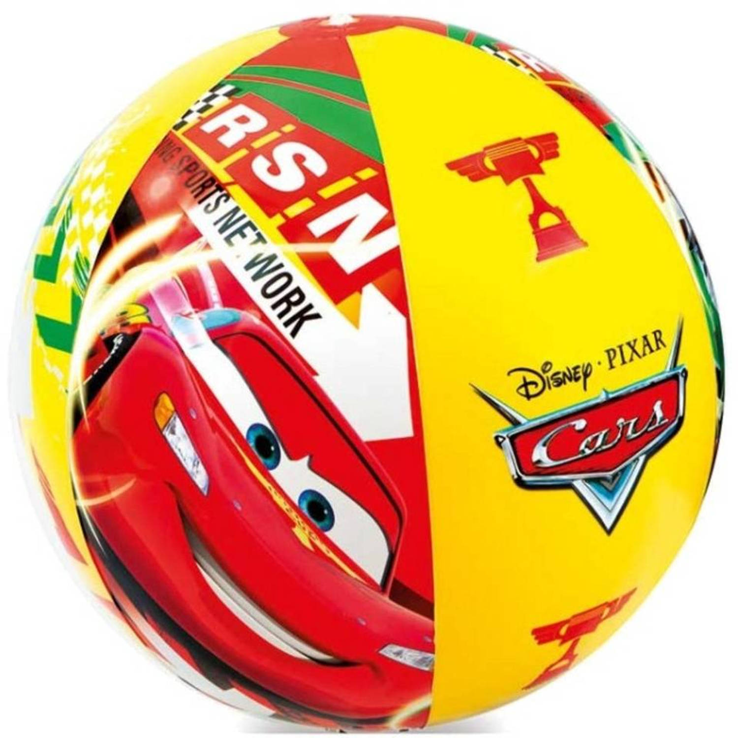 Intex Disney Cars Strandbal - 61 Cm - Geel