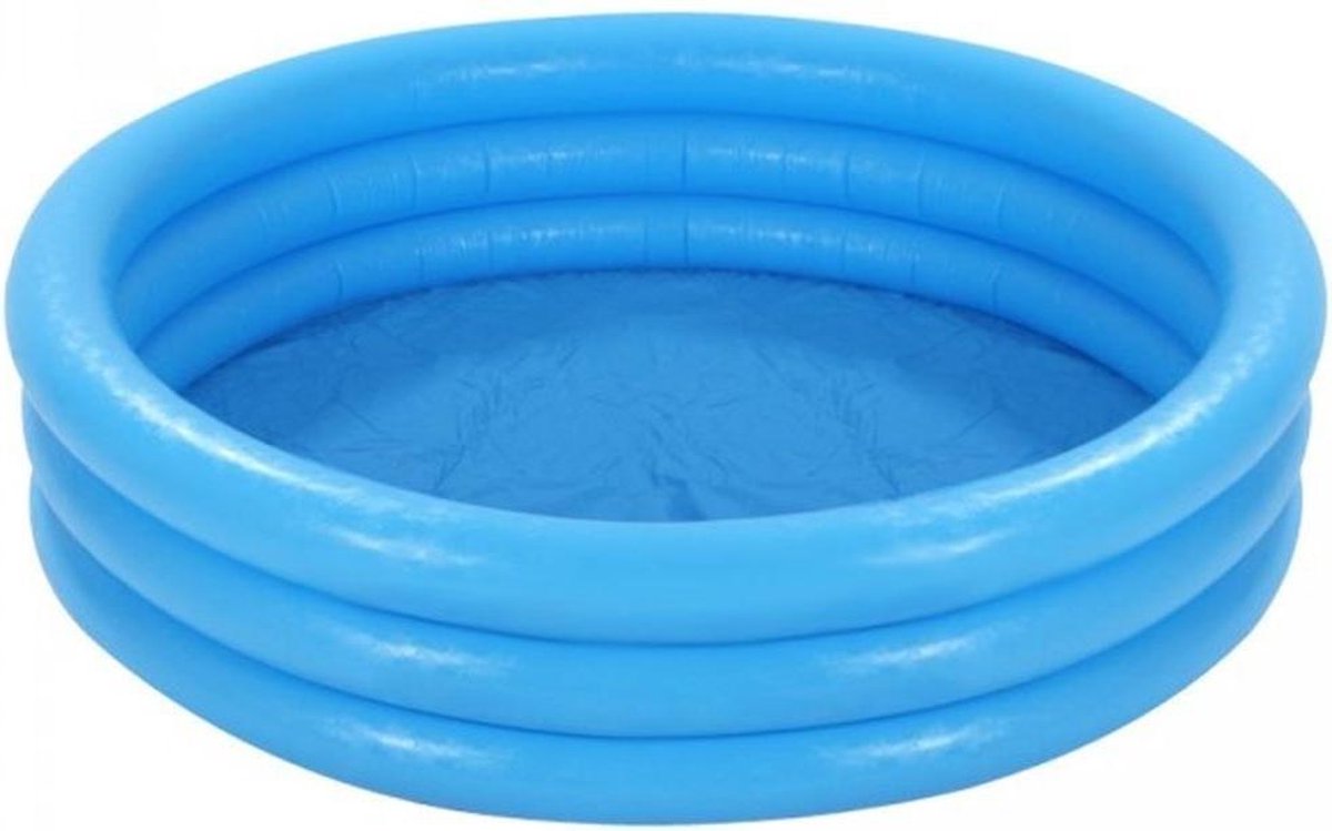 Intex Opblaaszwembad Crystal - 147 X 33 Cm - - Blauw