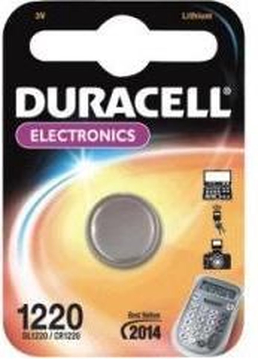 Duracell Batterij Dl1220/ Cr1220 3v Lithium Per Stuk