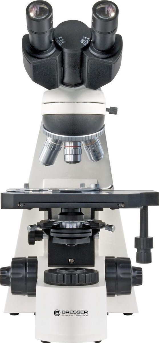 Bresser Microscoop Science Trm-301 Trino 40x-1000x Aluminium - Wit