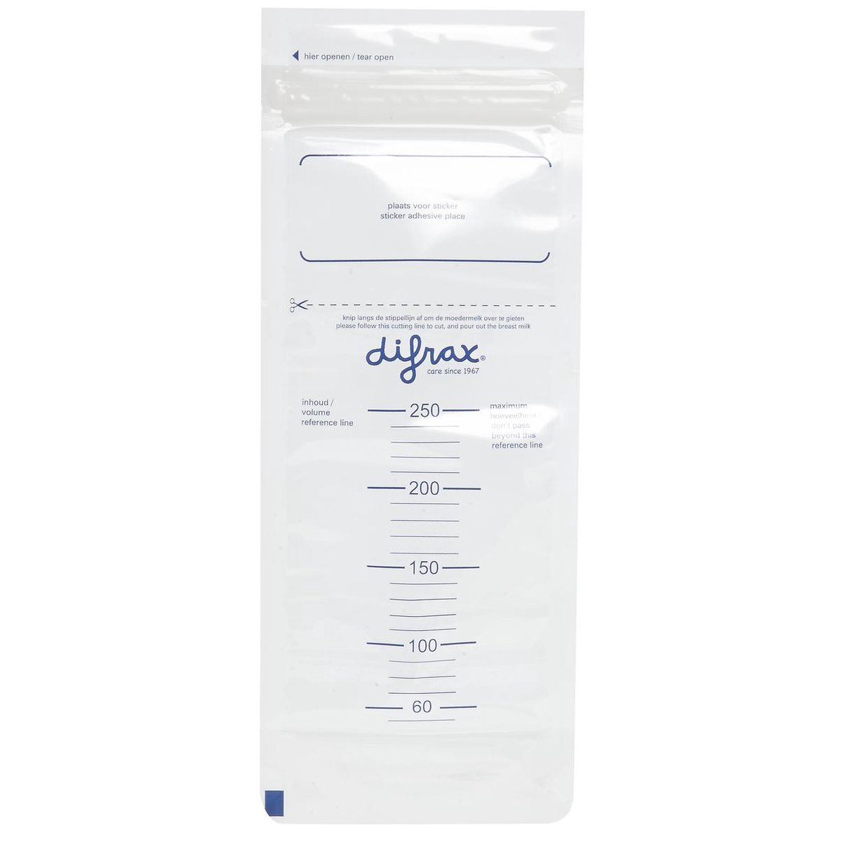 Difrax Moedermelk bezwaarzak BtoB 20stuks