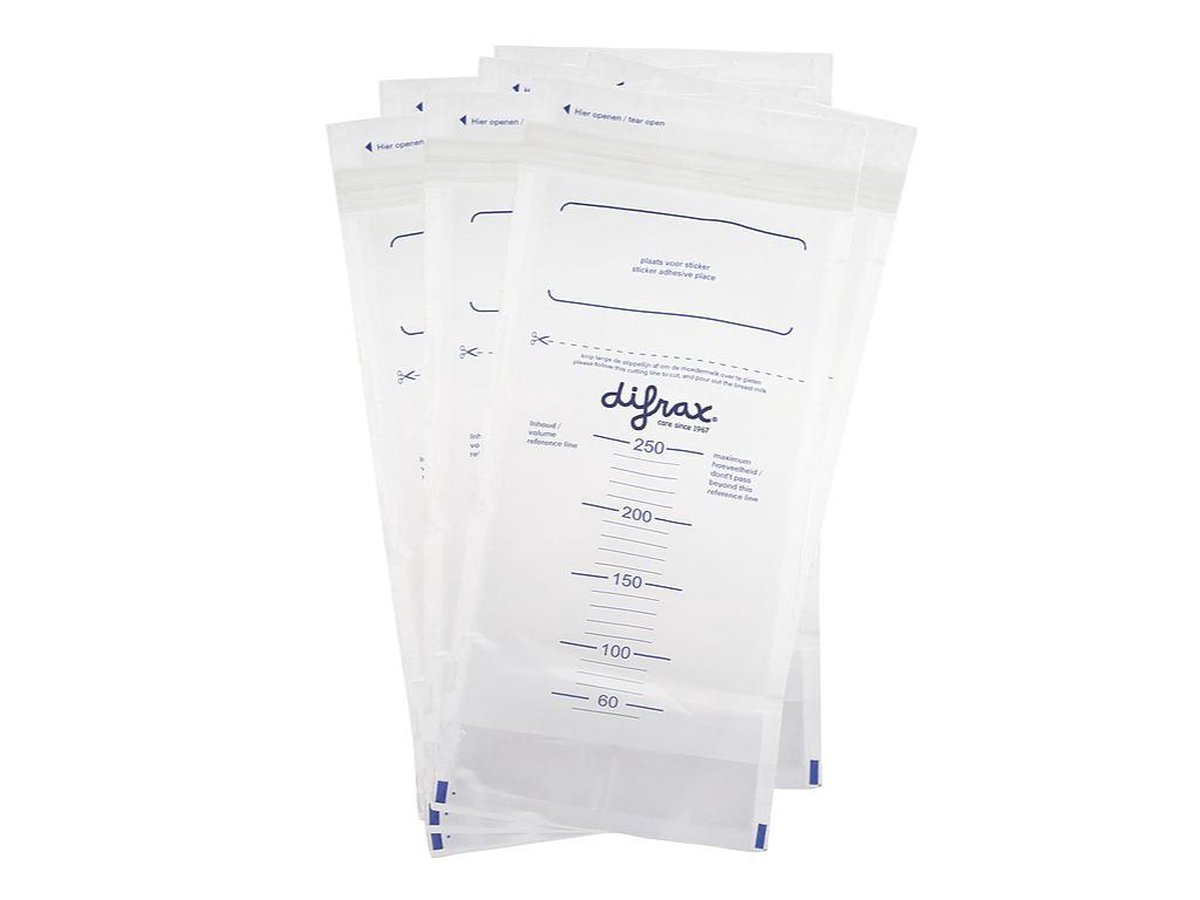 Difrax Moedermelk bezwaarzak BtoB 20stuks