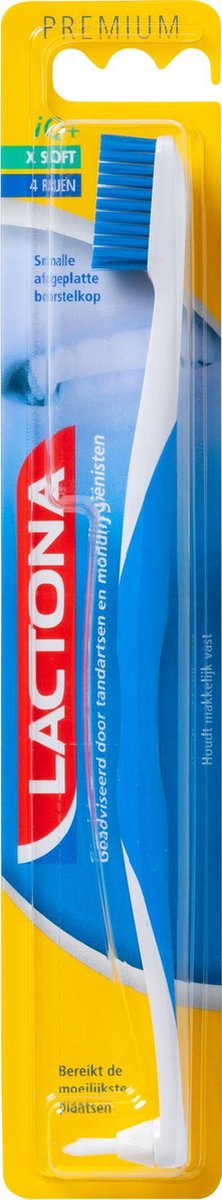 Lactona Tandenborstel iQ Nylon Extra-soft Per stuk