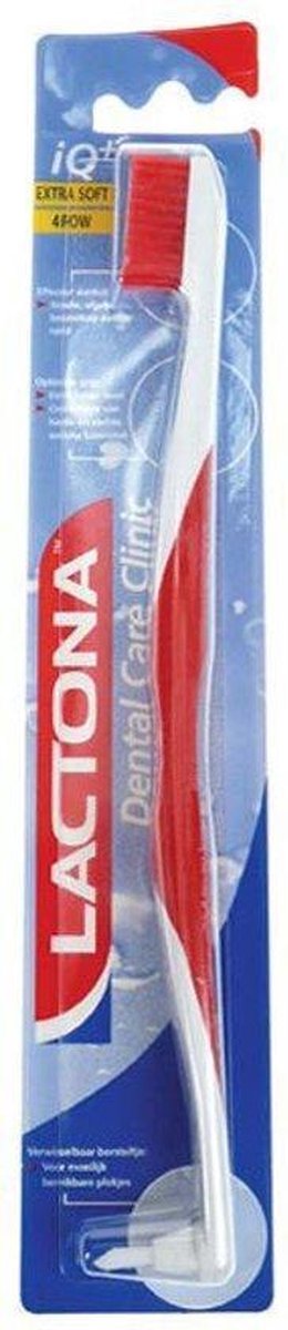 Lactona Tandenborstel iQ Nylon Extra-soft Per stuk
