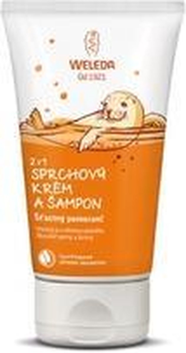 Weleda Kids Body Wash And Shampoo Sinaasappel 150ml