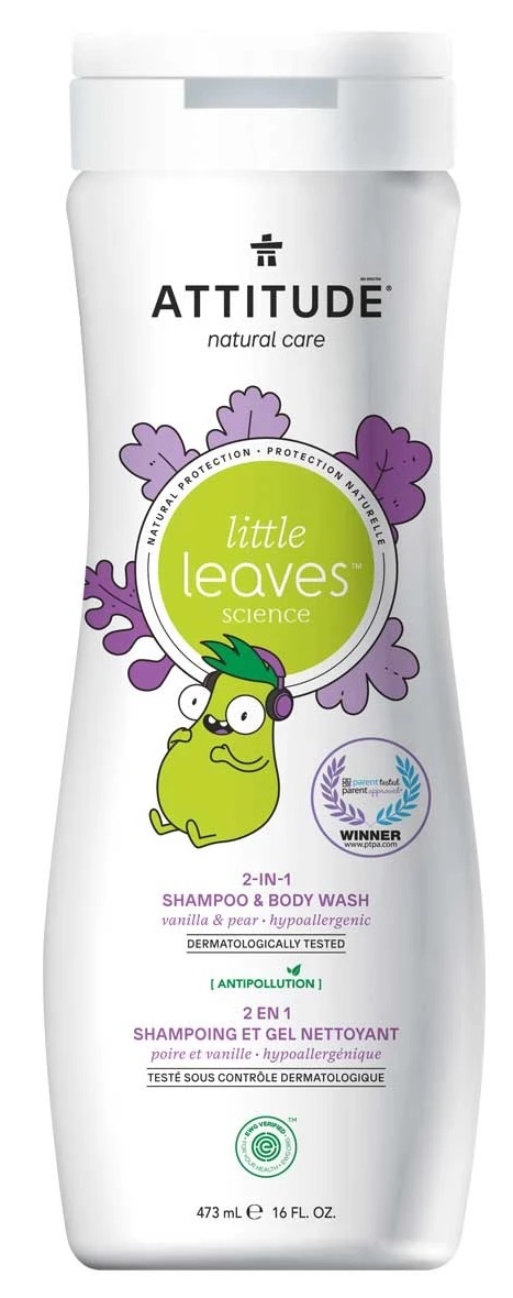 Attitude Little Leaves 2-in-1 Shampoo Vanilla en Pear 473ML