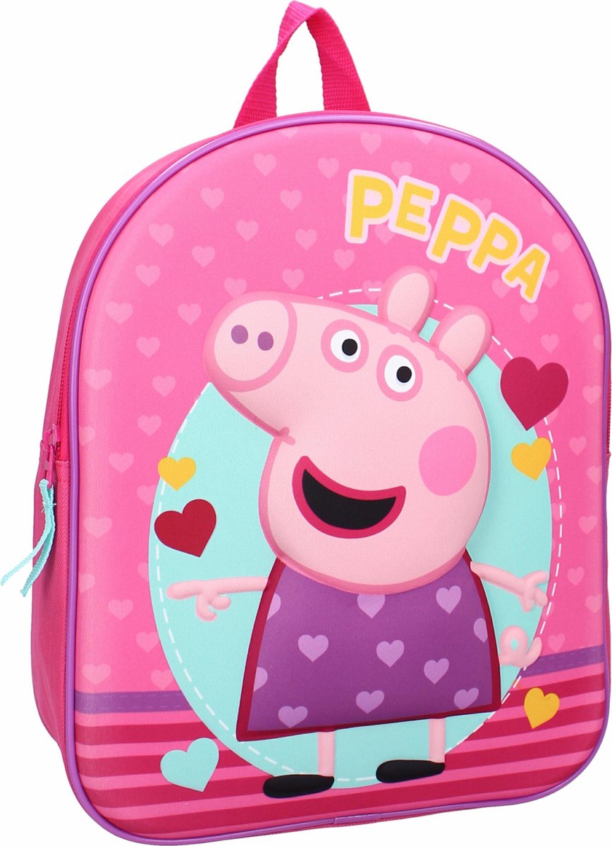 Nickelodeon Rugzak Peppa Pig 3d 9 Liter Polyester - Roze