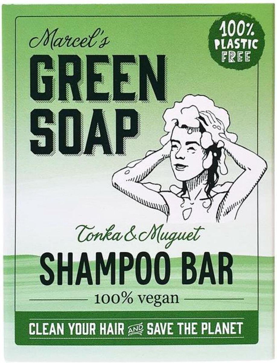 Marcels Green Soap Marcel Green Soap Shampoo Bar Tonka en Muguet 90gram