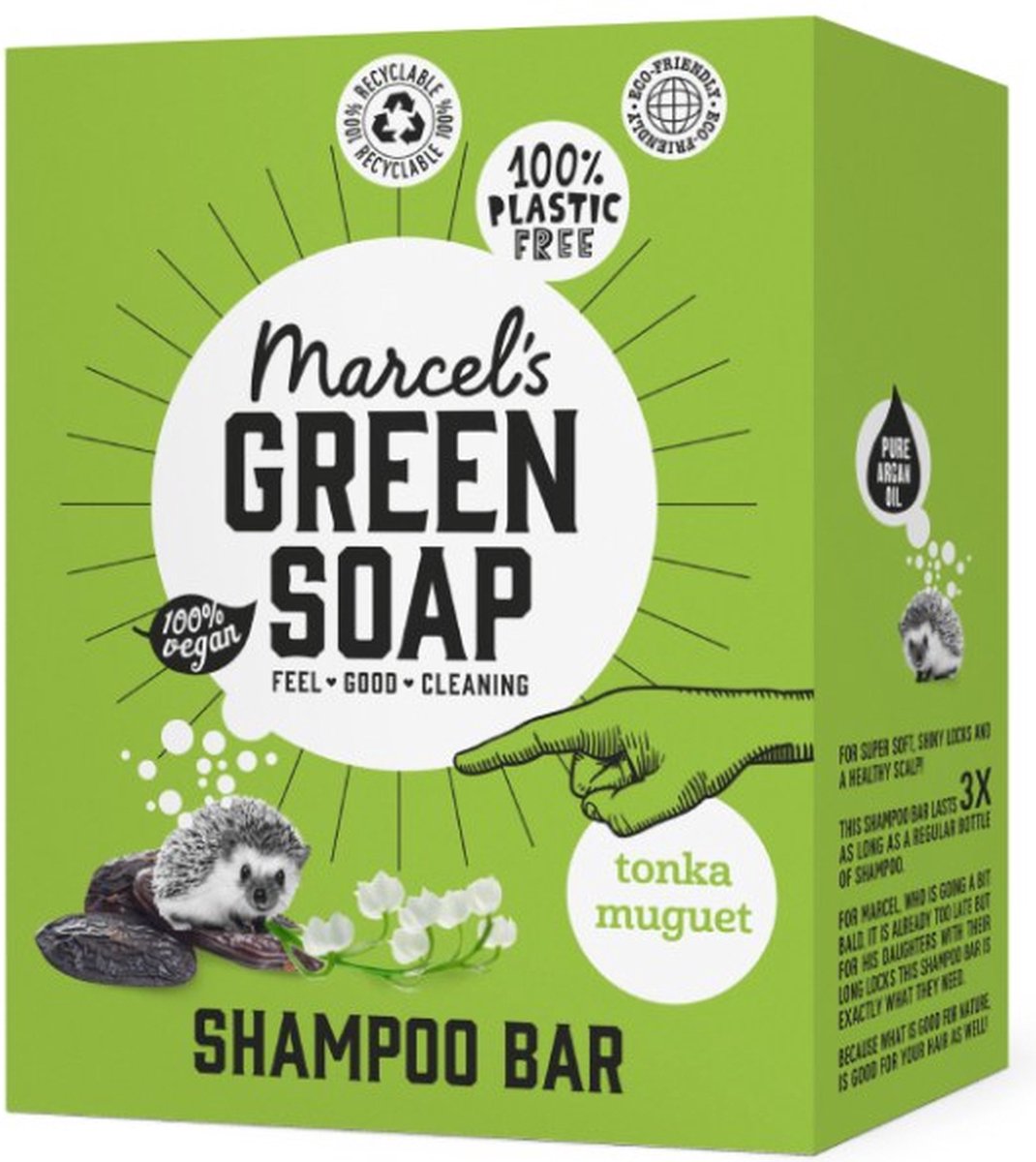 Marcels Green Soap Marcel Green Soap Shampoo Bar Tonka en Muguet 90gram