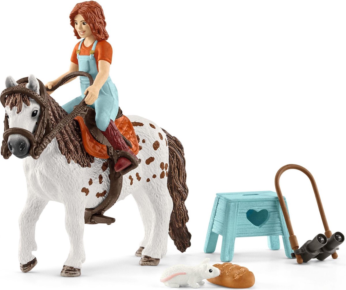 Schleich Horse Club Mia En Spotty + Accessoires