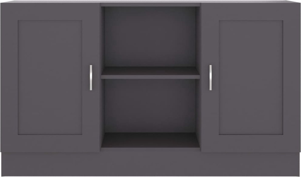 Vidaxl Dressoir 120x30,5x70 Cm Spaanplaat - Grijs