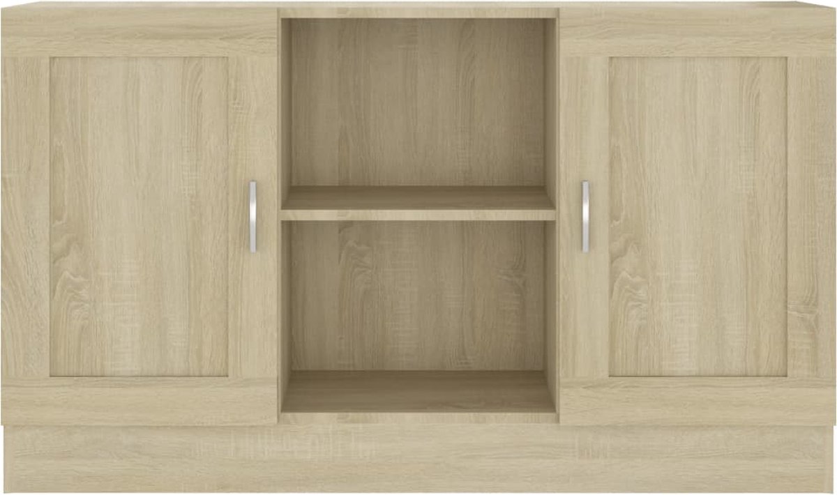 Vidaxl Dressoir 120x30,5x70 Cm Spaanplaat Sonoma Eikenkleurig - Bruin