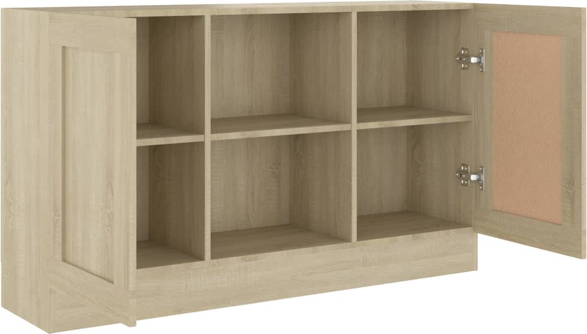 Vidaxl Dressoir 120x30,5x70 Cm Spaanplaat Sonoma Eikenkleurig - Bruin