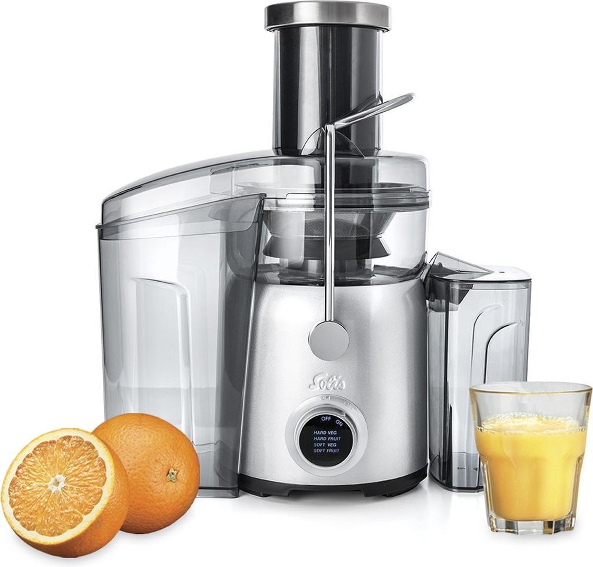 Solis Juice Fountain Compact (8451) - Sapcentrifuge - Silver