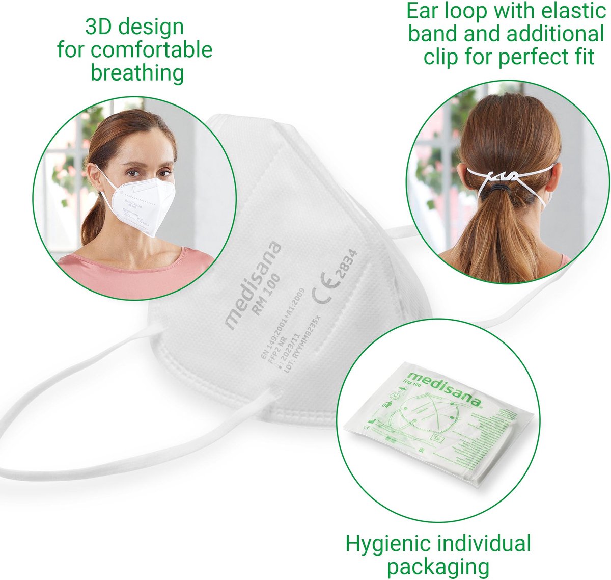 Medisana Respiratory Mask Ffp2 Mondkapje