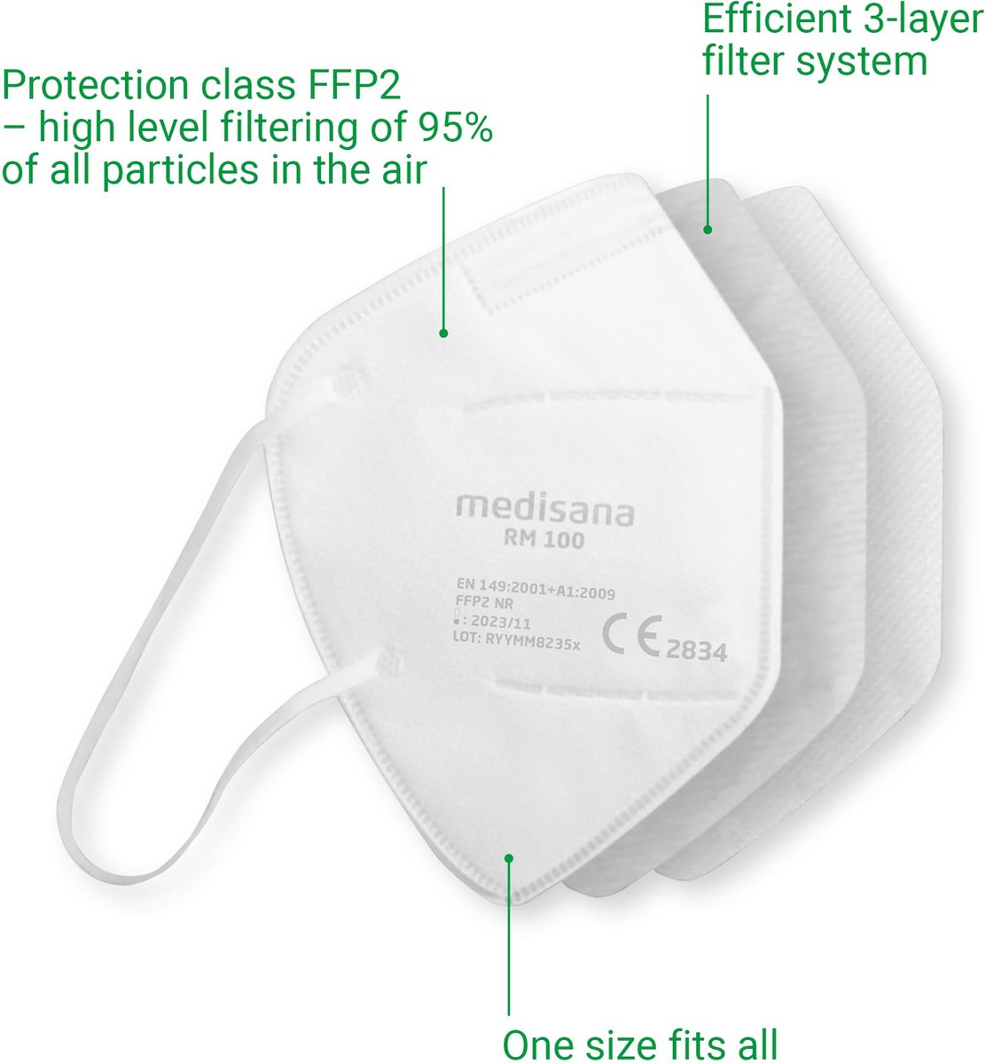 Medisana Respiratory Mask Ffp2 Mondkapje