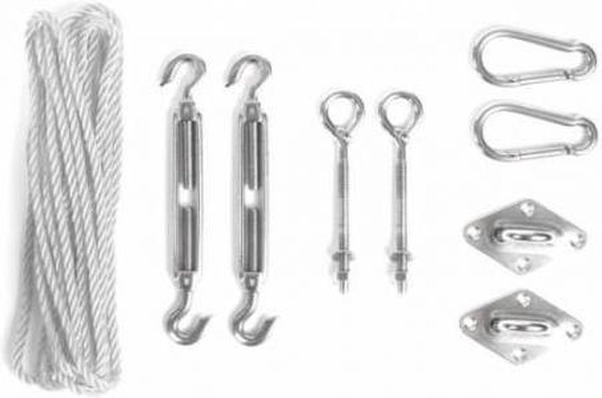 Nesling Velleman Compleet Pakket: Coolfit 5x5x5 Lime Met Rvs Bevestigingsset En Buitendoekreiniger - Groen