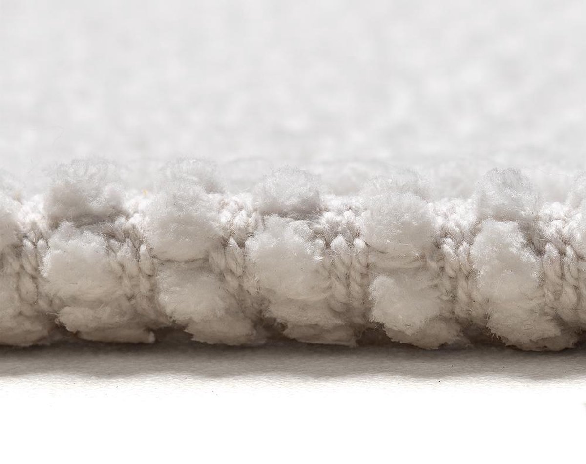 Wicotex Bidetmat Classic Braid 50x60cm - Wit