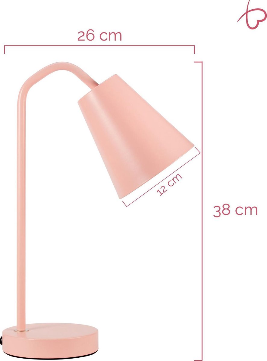 Pauleen True Shine Bureaulamp - E14 - - Roze