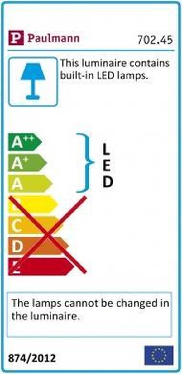 Paulmann Zed Led Bureaulamp - 6,7w