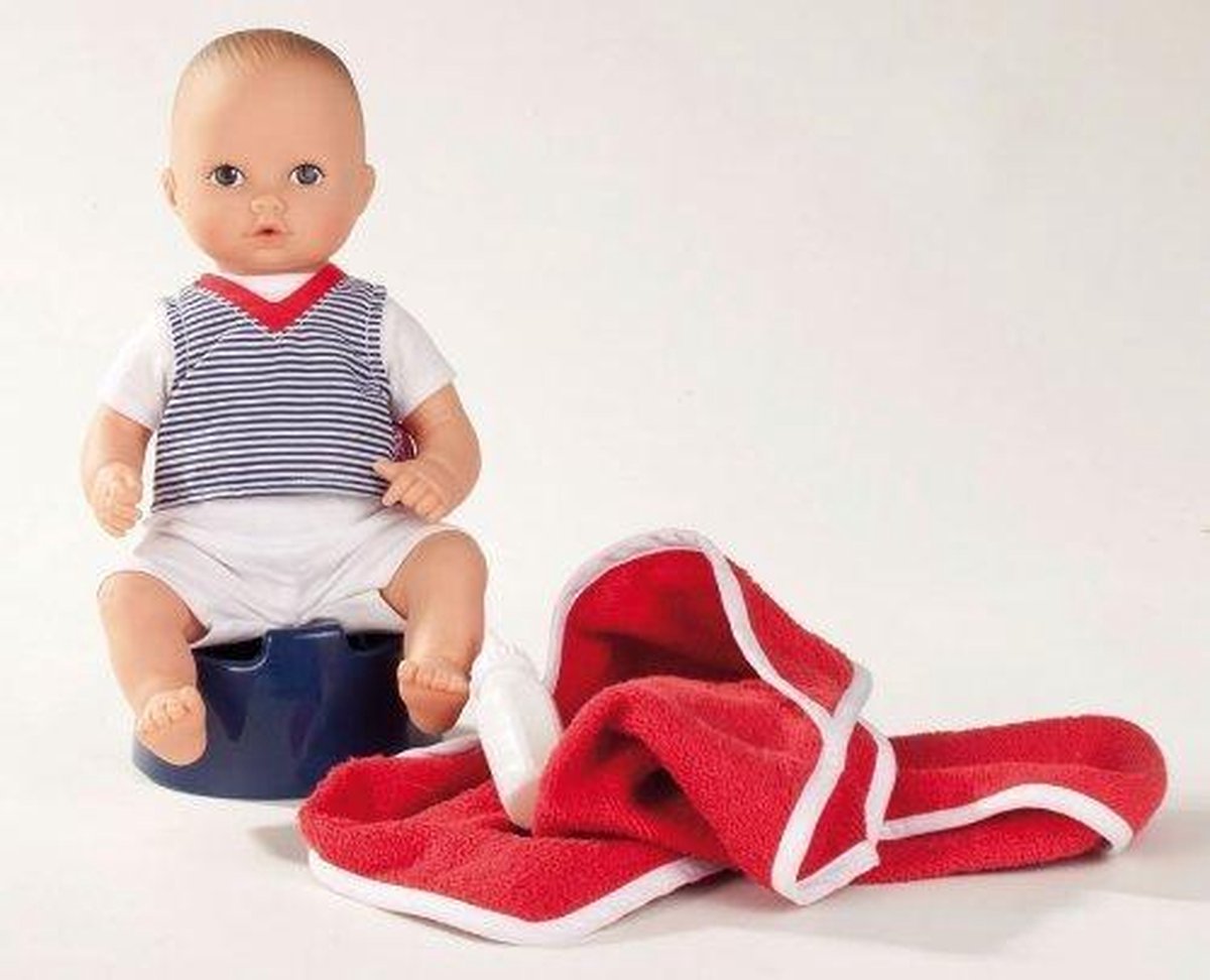 Götz Aquini, """"Navy"""", Zonder Haar, Geschilderde Ogen, 33 Cm (Inhoud: 8-delig)