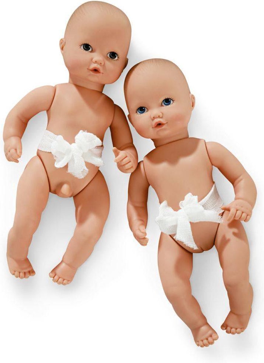 Götz Newborn Aquini, Jongen, Zonder Haar, Geschilderde Ogen, 33 Cm