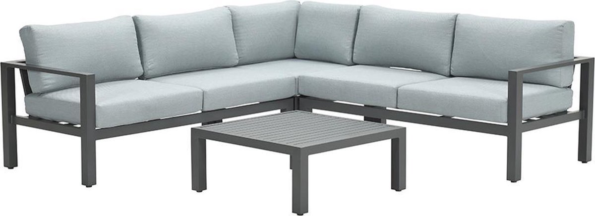 Garden Impressions Fora Loungeset 4-delig - Mint - Grijs