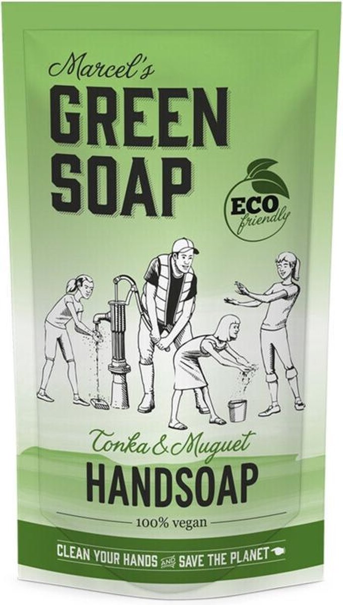 Marcels Green Soap Handzeep Tonka en Muguet Navulling 500ML