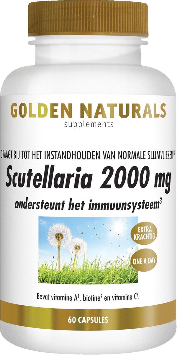 Golden Naturals Scutellaria 2000 Mg