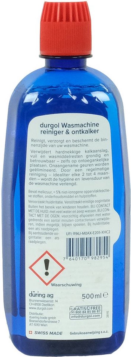 durgol Wasmachine Reiniger En Ontkalker