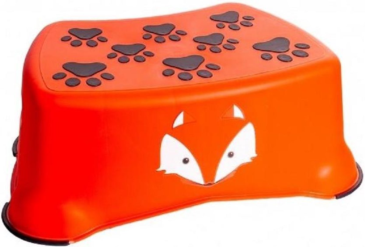 Jippies Jippie's Toiletkrukje Vos 26,2 X 14,6 Cm/wit - Oranje