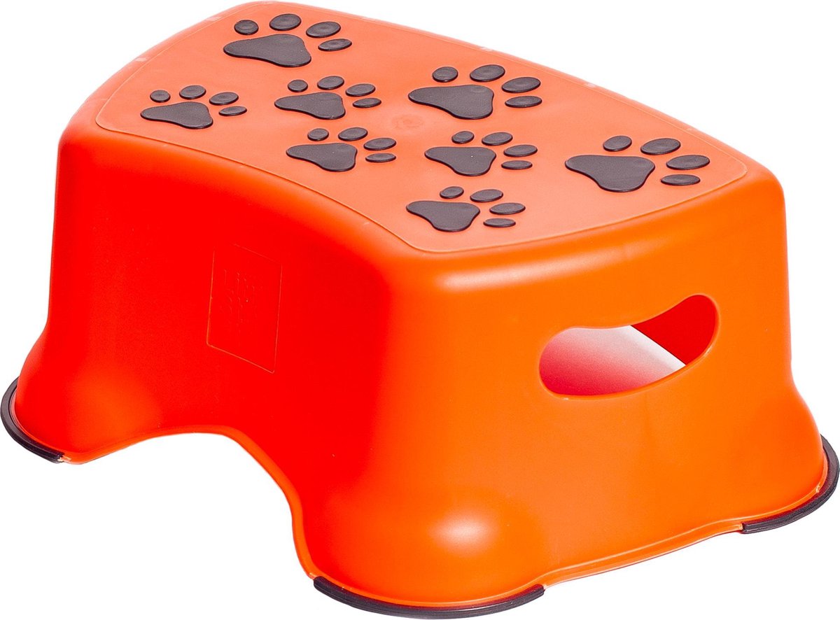 Jippies Jippie's Toiletkrukje Vos 26,2 X 14,6 Cm/wit - Oranje