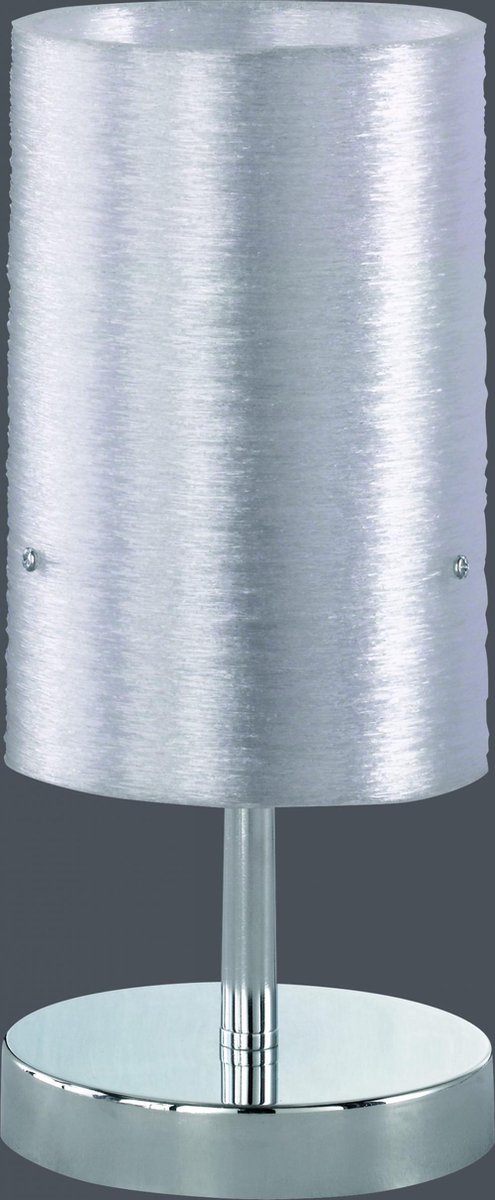 TRIO Tafellamp Lacan 30 X 13 Cm 1 X E14 Acryl 40 Watt Zilver - Silver