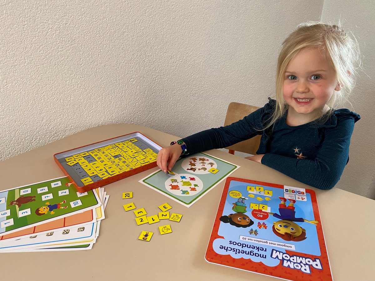 Zwijsen Rompompom Magnetisvhe Cijferdoos Nieuwe Versie