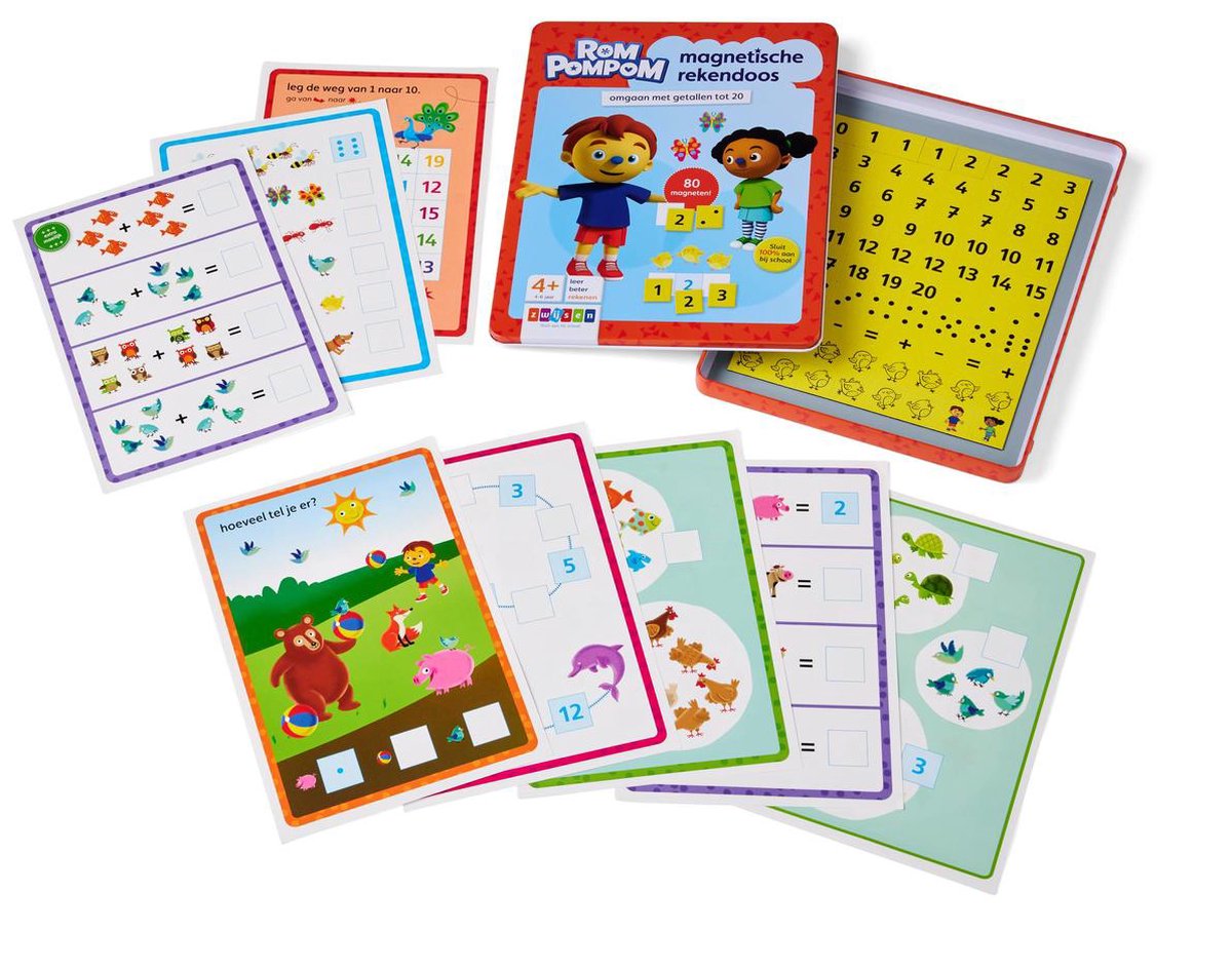 Zwijsen Rompompom Magnetisvhe Cijferdoos Nieuwe Versie