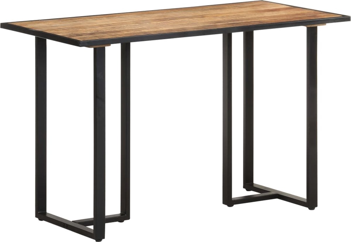 Vidaxl Eettafel 120 Cm Ruw Mangohout - Marrón