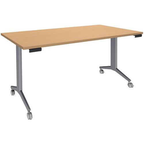 Simmob Tafel Idora140x80 cm, aluminium voet