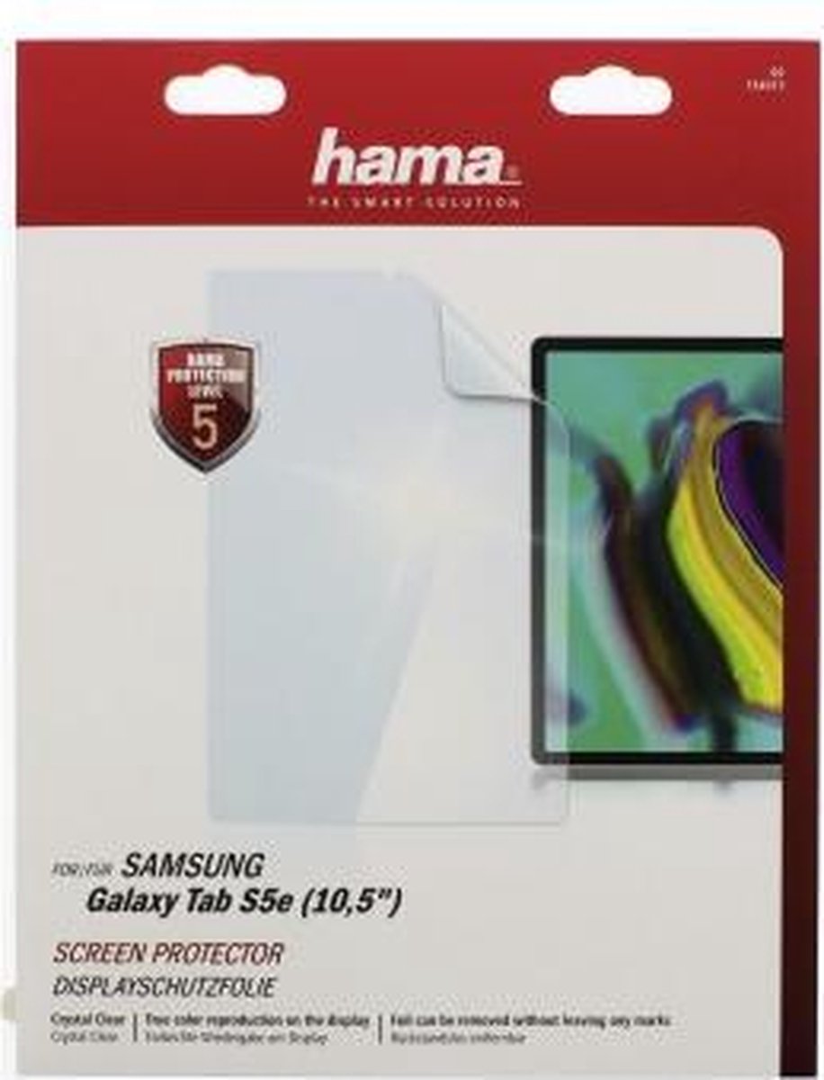 Hama Displaybeschermfolie Crystal Clear Voor Samsung Galaxy Tab S5e (10,5)