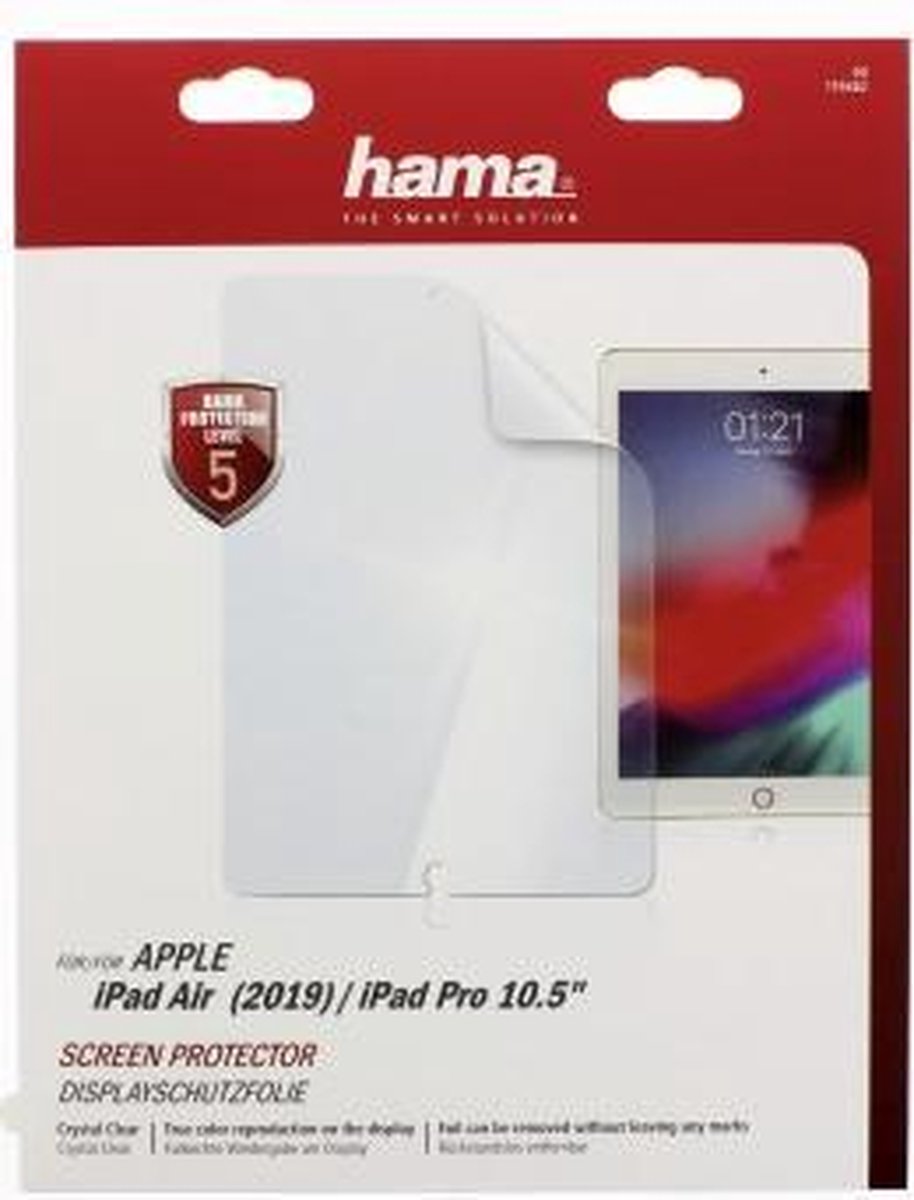 Hama Displaybeschermfolie Crystal Clear Voor Apple Ipad Pro 10.5