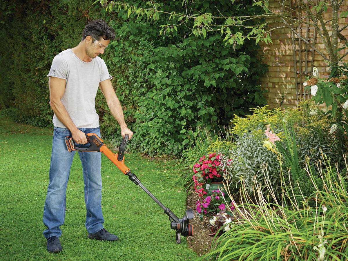 BLACK+DECKER Accu Grastrimmer Stc1820pcb - Oranje