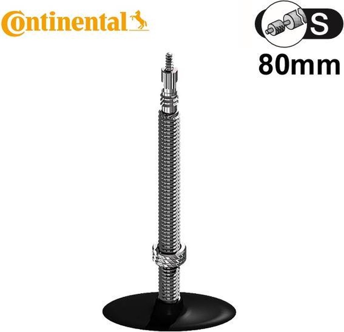 Continental Binnenband Race Light 28 Inch (18/25-622/630) Fv 80 Mm - Zwart