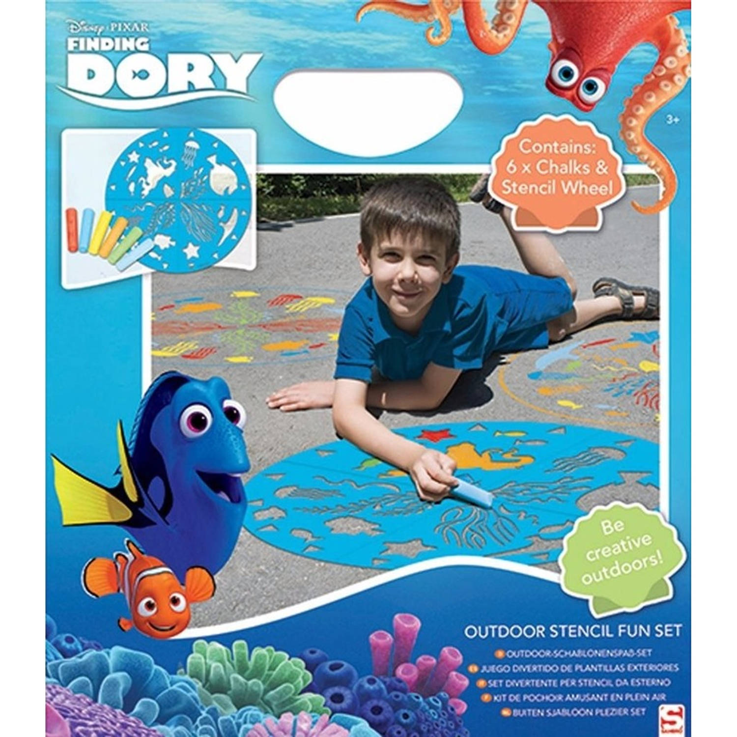 Top1Toys Disney Finding Dory Stoepkrijt Set