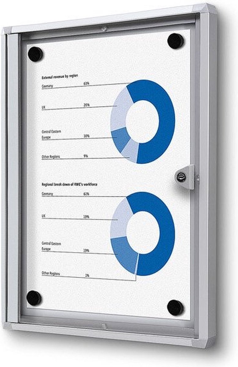 Jansen Display Vitrinekast / mededelingenbord Economy -