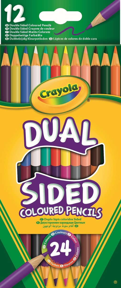 Crayola Duo-kleurpotloden 12 Stuks