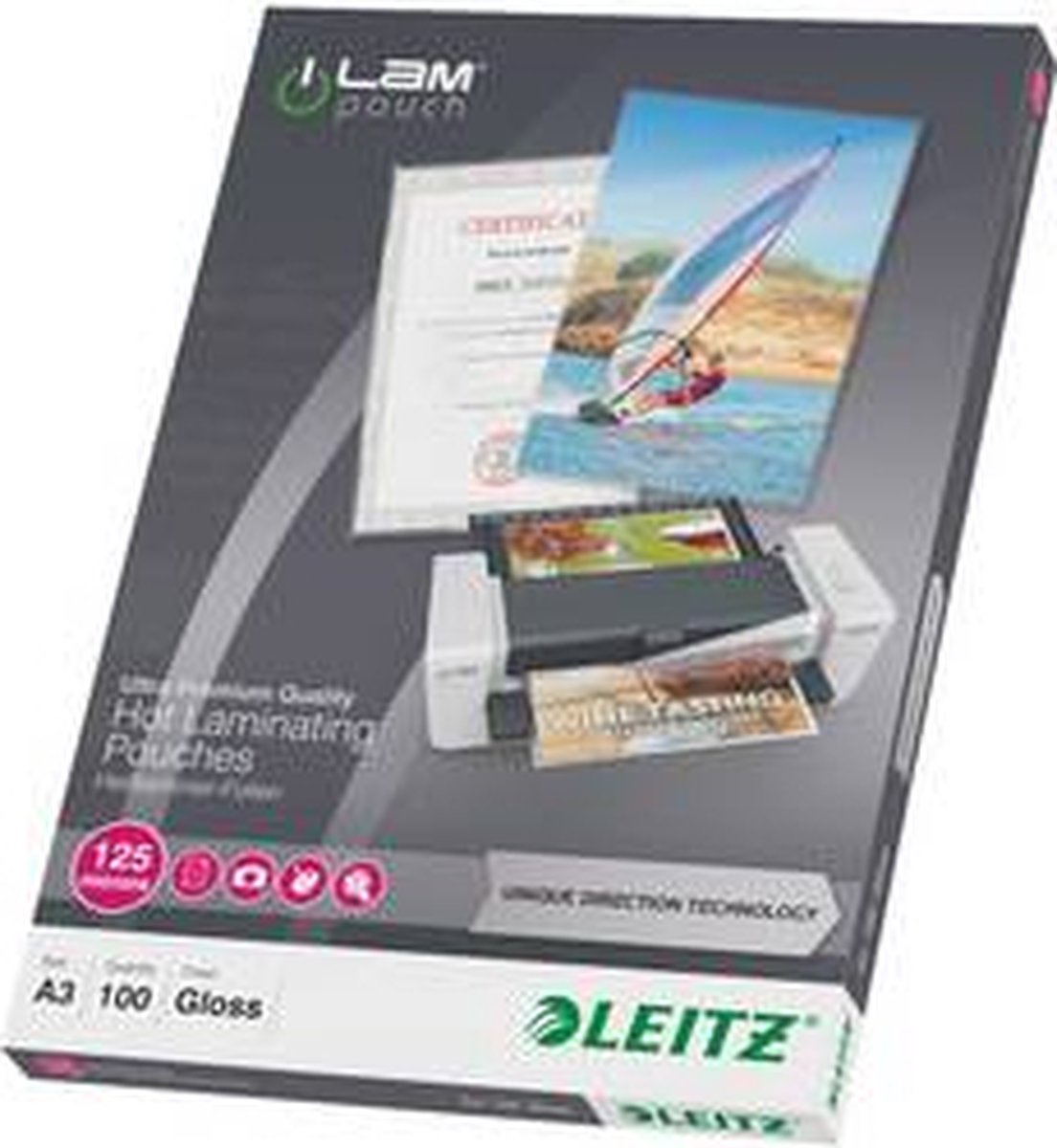 Leitz Lamineerhoes iLAM UDT warm A3 125 micron