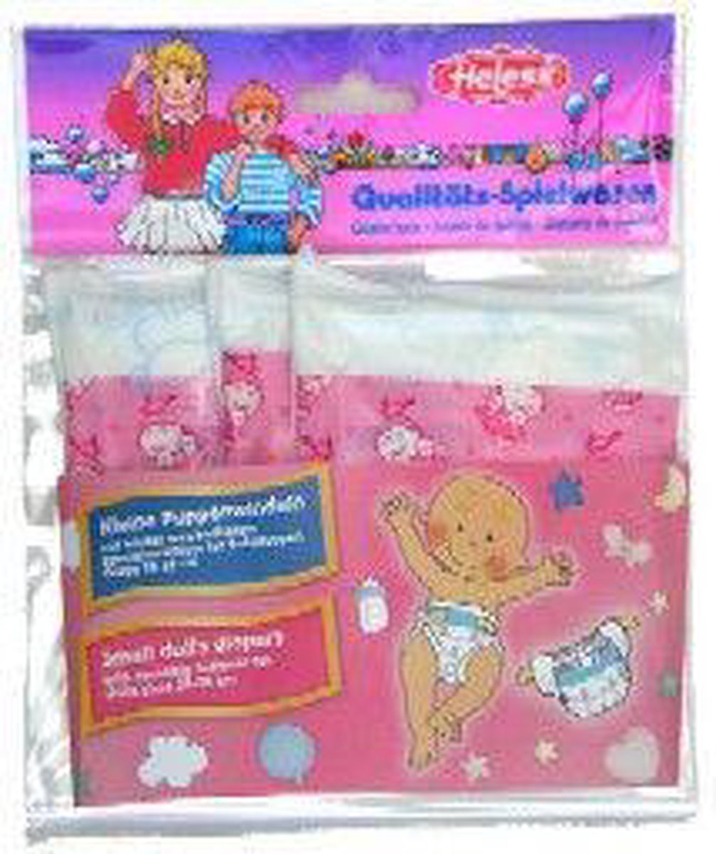 Heless Poppenluiers 3 Stuks Voor Poppen Van 28-35 Cm - Wit