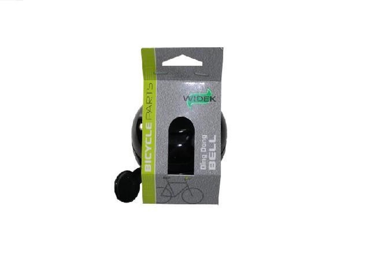 Widek Fietsbel Ding-dong Staal 75 Mm - Zwart
