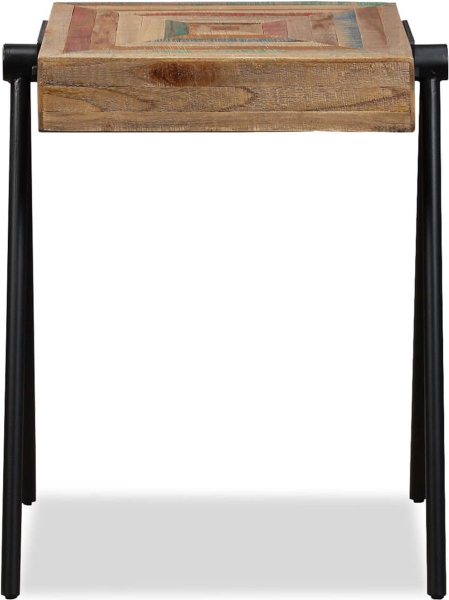 Vidaxl Bijzettafel Massief Hergebruikt Teakhout - Bruin